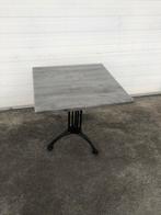 5 stuks horeca terras tafels 70x70 cm outdoor bistro poot, Ophalen, Zo goed als nieuw