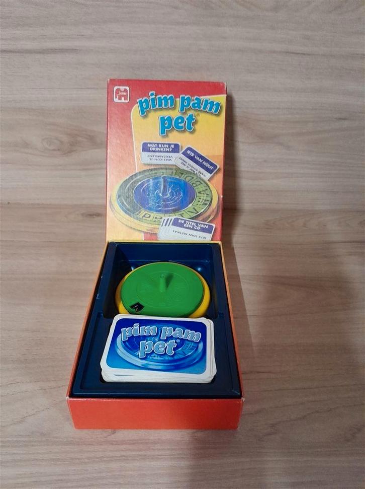 Pim pam pet - s3556, Hobby en Vrije tijd, Gezelschapsspellen | Bordspellen, Zo goed als nieuw, Ophalen of Verzenden