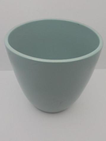 BLOEMPOT BLUE TURQUOISE H 13,5 Dia 13 cm 2 stuks NIEUW  beschikbaar voor biedingen