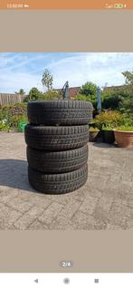 Set winterbanden 195/55R16 87H profieldiepte 7 mm., Ophalen, Gebruikt, 16 inch, Winterbanden