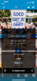 Startbewijs halve marathon Eindhoven 12 oktober 2025, Tickets en Kaartjes, Eén persoon, Oktober