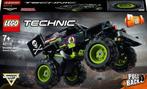 Lego Technic Monster Jam Grave Digger 42118, Ophalen of Verzenden, Zo goed als nieuw, Complete set, Lego