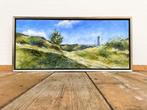 Bart Bosma - Gezicht op de Brandaris - Olieverf schilderij, Antiek en Kunst, Kunst | Schilderijen | Modern, Ophalen of Verzenden
