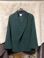 Groen H&M Broekpak, Ophalen of Verzenden, Zo goed als nieuw, Jasje, Maat 34 (XS) of kleiner