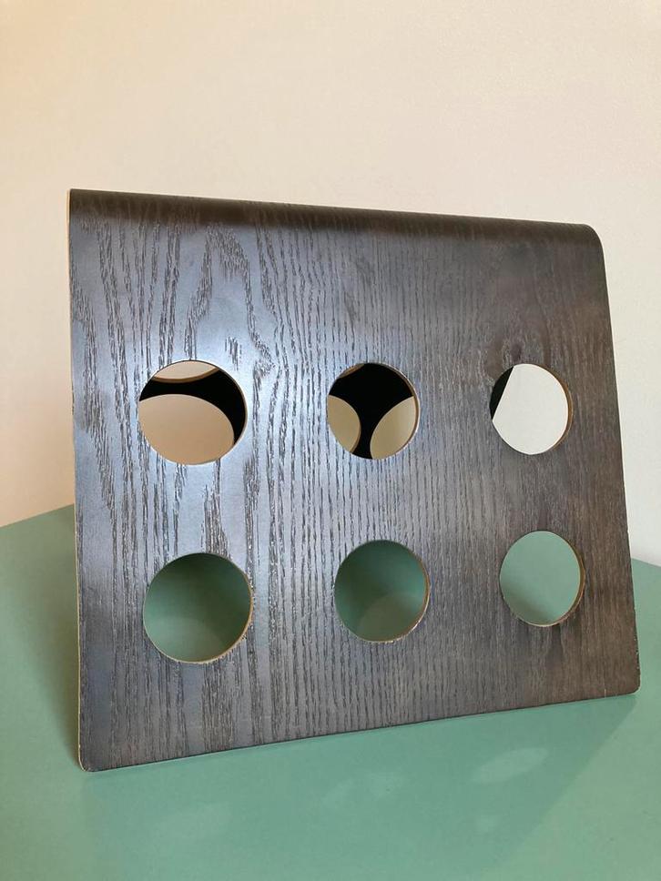 Vintage | Pupitre wijnrek, Huis en Inrichting, Woonaccessoires | Wijnrekken, Zo goed als nieuw, Minder dan 50 cm, Ophalen of Verzenden