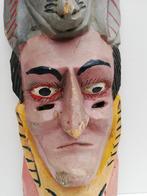 Masker. Peru. Hout. 17/38/9 cm., Antiek en Kunst, Kunst | Niet-Westerse kunst, Ophalen