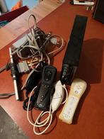 Nintendo Wii console (zwart) met 2 controllers en kabels, Ophalen of Verzenden, Gebruikt, Met 2 controllers
