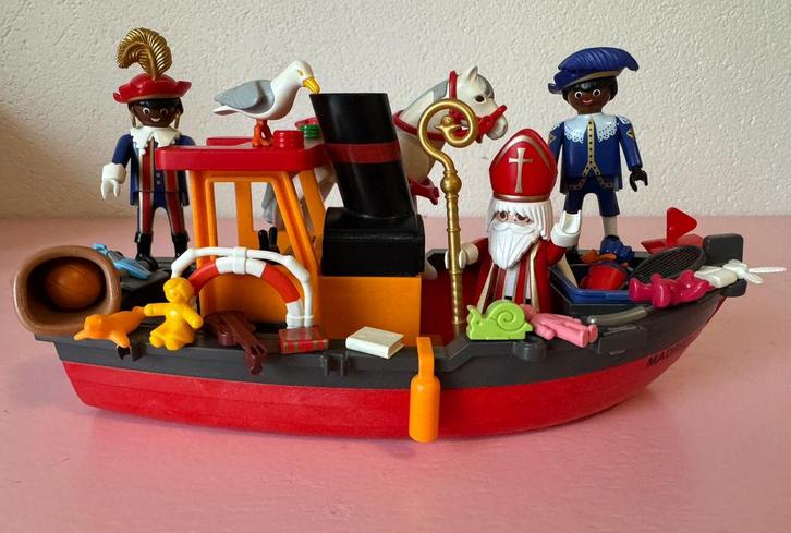Playmobil Sinterklaas Sint Stoomboot 2 Pieten extra kado’s, Kinderen en Baby's, Speelgoed | Playmobil, Zo goed als nieuw, Ophalen of Verzenden