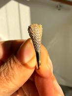 Damesring panter 14 karaat goud panter, Sieraden, Tassen en Uiterlijk, Ringen, Met kristal, Elle's Atelier, Elle's Atelier, Nieuw