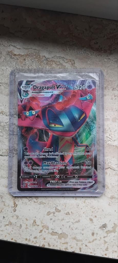 Dragapult VMAX - Pokémon Kaart, Ophalen of Verzenden, Zo goed als nieuw, Losse kaart