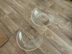Twee Kristallen Fruitschalen - Elegant Design, Schaal, Rond, Ophalen of Verzenden, Glas