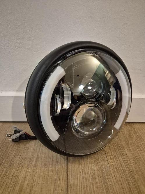 Koplamp Multi LED 19cm met knipperlichten 7,5” groot, Motoren, Tuning en Styling, Ophalen of Verzenden