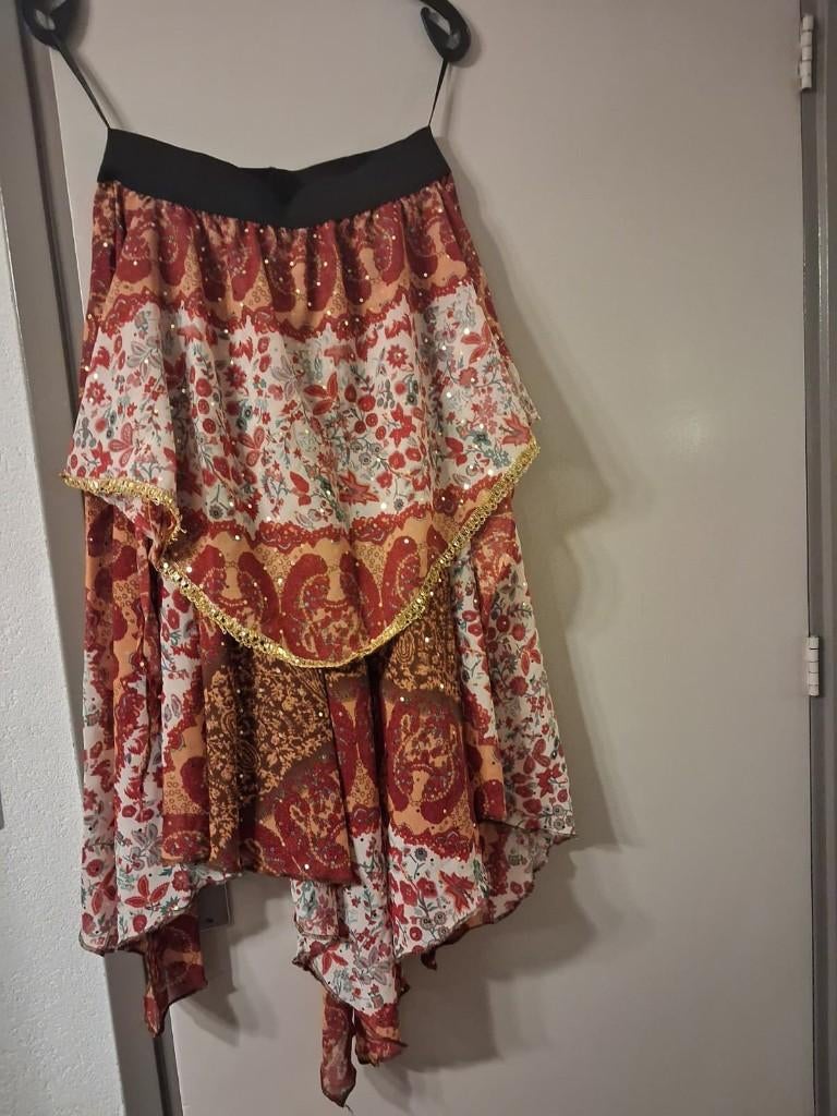 Zigeunersetje met hoofddoek, Kleding | Dames, Ophalen, Carnaval, Maat 42/44 (L), Zo goed als nieuw