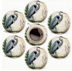 Onderzetters met Reiger afbeeldingen, Ophalen of Verzenden, Nieuw, Glas of Kopje
