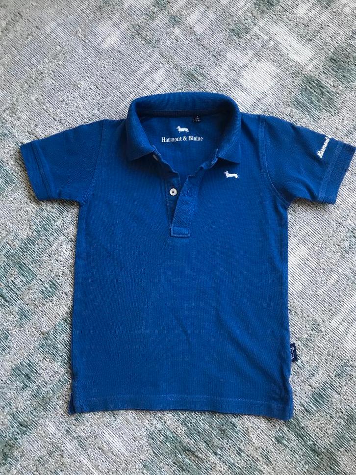 Harmont en Blaine Polo maat 104, Kinderen en Baby's, Kinderkleding | Maat 104, Zo goed als nieuw, Jongen, Shirt of Longsleeve