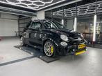 Fiat 500 1.4 16V Abarth 695 132KW 2015 Zwart, Auto's, Fiat, Voorwielaandrijving, Zwart, Handgeschakeld, Grijs