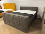 ACTIE ! Boxspring 180x200 compleet direct uit showroom, Ophalen, 180 cm, 210 cm, Beige