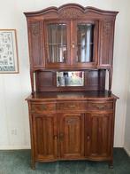 Antieke servieskast, Huis en Inrichting, Kasten | Buffetkasten, Ophalen, 100 tot 150 cm, Zo goed als nieuw, 150 tot 200 cm