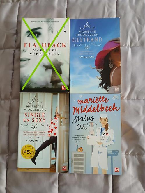 Boeken van Mariëtte Middelbeek, Boeken, Chicklit, Gelezen, Ophalen of Verzenden