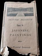 Antiek kunst Japan paintings postcards 1930, Antiek en Kunst, Ophalen of Verzenden