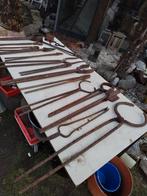 14801) partij grote en speciale smeed tangen grootste 1meter, Antiek en Kunst, Antiek | Gereedschap en Instrumenten, Ophalen of Verzenden