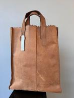 MYOMY MY PAPER BAG ECHT LEREN BRUINE SHOPPE HANDTAS SHOPPER, Sieraden, Tassen en Uiterlijk, Tassen | Damestassen, Ophalen of Verzenden