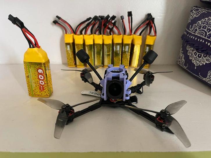 TuneRC Iris F154 Carbon | Foxeer | Sub190g | Zonder o4 Pro, Audio, Tv en Foto, Drones, Nieuw, Ophalen of Verzenden