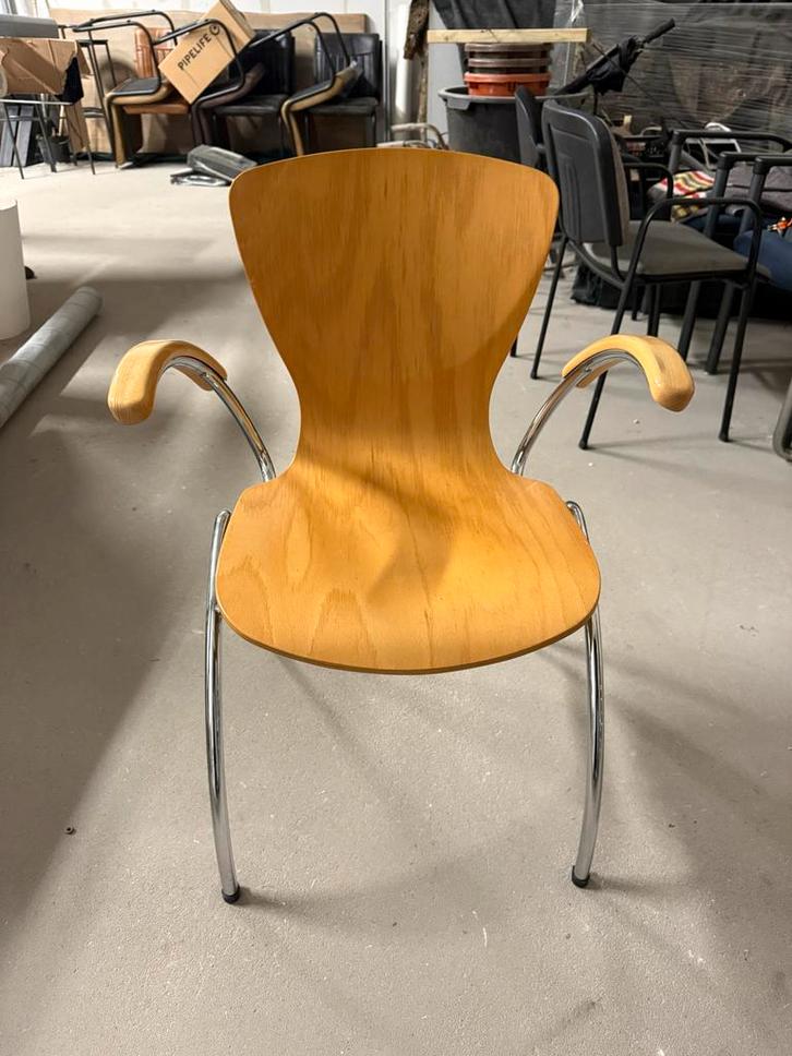 Vlinderstoel - Design Klassieker, Huis en Inrichting, Stoelen, Gebruikt, Eén, Hout, Bruin, Ophalen