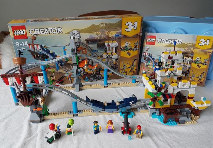 Z.g.a.n. LEGO Creator Piratenachtbaan - 31084 ( 3 in 1 ), Kinderen en Baby's, Speelgoed | Duplo en Lego, Zo goed als nieuw, Lego