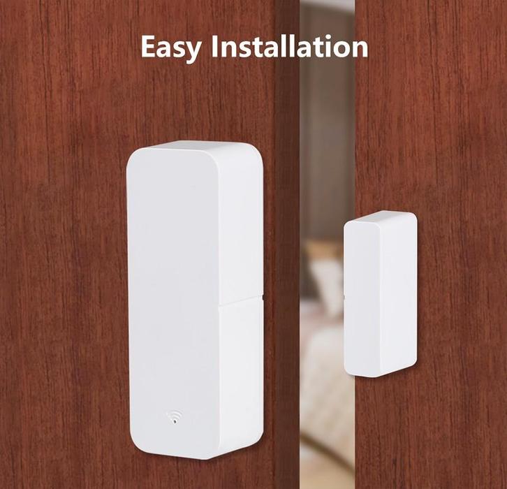 Tuya WiFi Deursensor Contactsensor smarthome Google aqara, Doe-het-zelf en Verbouw, Alarmsystemen, Nieuw, Detector, Sensor of Melder