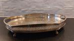 verzilverd dienblad, Ophalen, Zo goed als nieuw, Ovaal, Overige materialen