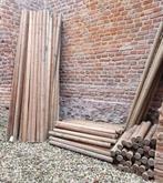Rondhout tuinpalen grenen diameter 8cm, L: 285, 107 en 75cm, Tuin en Terras, Palen, Balken en Planken, Ophalen, Zo goed als nieuw