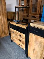 Ladekast mangohout, gelijk leverbaar wand kast, Info@scholtens-antiek.nl, Lindberghstraat 29, Nieuw, Ophalen of Verzenden