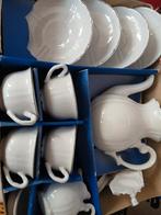 Kinderservies van Douwe Egberts - Wit met Gouden Rand, Verzamelen, Ophalen of Verzenden, Zo goed als nieuw