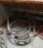 2 Vintage Rotan stoelen, Gebruikt, Bruin, Vintage, Ophalen of Verzenden