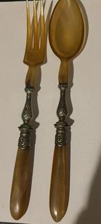 Antiek Slacouvert met Hoornen Handvat, Ophalen of Verzenden