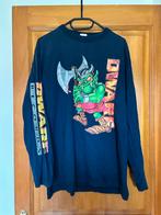 Dwarf records longsleeve (hardcore thunderdome), Kleding | Heren, Ophalen of Verzenden, Zo goed als nieuw, Zwart