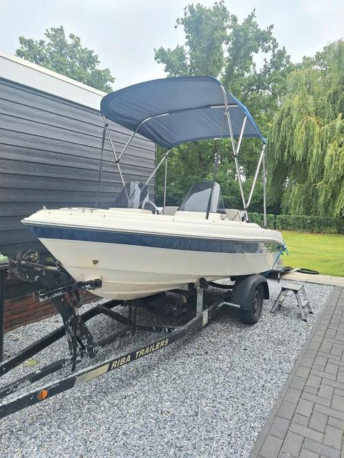 Bayside Consoleboot met 25PK Mercury - Complete Set, Watersport en Boten, Motorboten en Motorjachten, Gebruikt, Polyester, Tot 6 meter