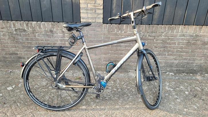 Stevens P18 sportieve trekkingfiets met gates riem, maat 55, Fietsen en Brommers, Fietsen | Heren | Herenfietsen, Gebruikt, Overige merken