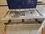 Camping kookstel, 2 pitten en 1 brander, Caravans en Kamperen, Kampeeraccessoires, Ophalen of Verzenden, Gebruikt