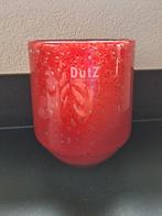 Vaas / pot Dutz design kersenrood, Nieuw, Ophalen of Verzenden, Glas, Minder dan 50 cm