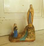 prachtig oud beeldje Notre Dame de Lourdes, Antiek en Kunst, Antiek | Religie, Ophalen of Verzenden