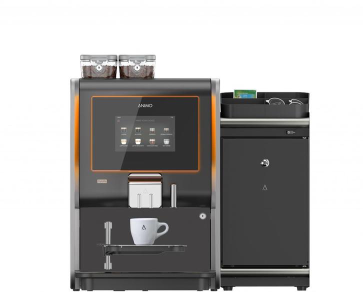 Professionele Animo melkkoeler t.b.v. bonenmachine, Witgoed en Apparatuur, Koffiezetapparaten, Gebruikt, Overige modellen, 10 kopjes of meer