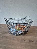 Mooie grote metalen draadmand Loods5., Overige materialen, Mand, Rond, Ophalen of Verzenden