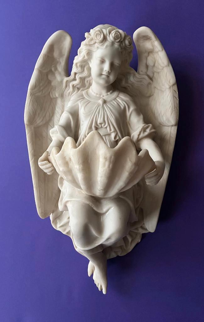 Engel wijwaterbeeld, Antiek en Kunst, Curiosa en Brocante, Ophalen