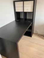 Bureau met kast van IKEA compleet, Ophalen of Verzenden