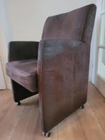 6 Eetkamerstoelen, Huis en Inrichting, Stoelen, Ophalen, Gebruikt, Bruin, Vijf, Zes of meer stoelen