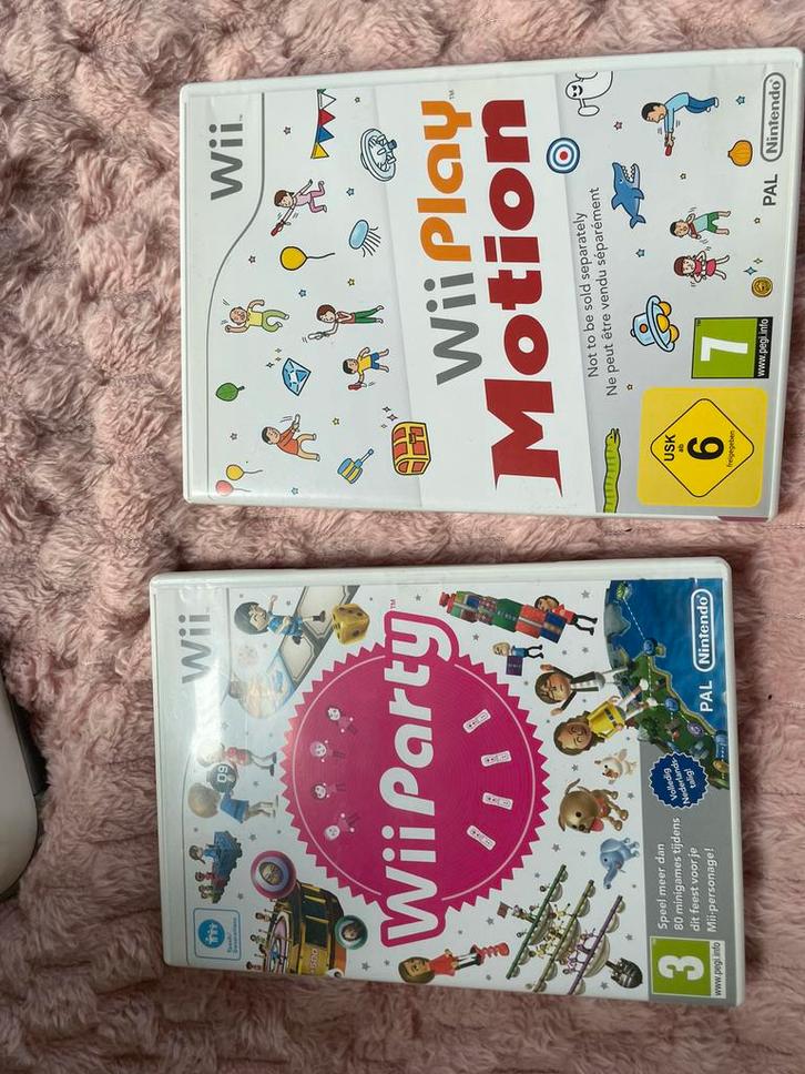 Wii Play Motion & Wii Party, Spelcomputers en Games, Games | Nintendo Wii, Gebruikt, Overige genres, 3 spelers of meer, Vanaf 7 jaar