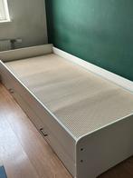 Eenpersoonsbed Auping wit met lade 2.10m lang nieuw matras, Huis en Inrichting, Ophalen, 90 cm, Eenpersoons, Zo goed als nieuw