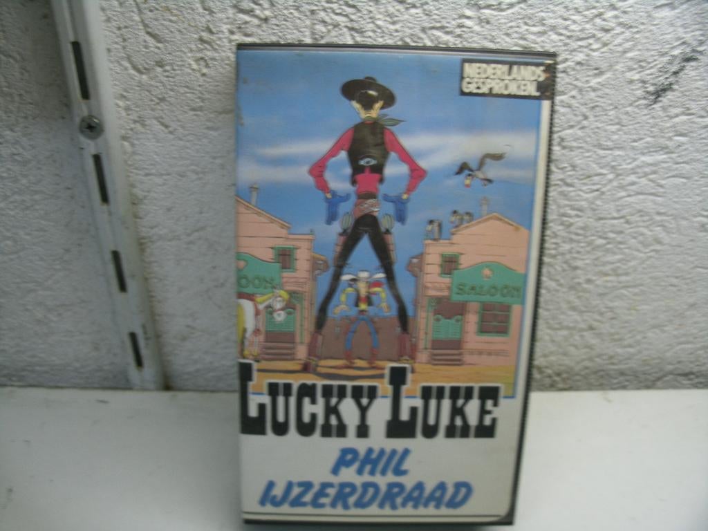 vhs 41a lucky luke ijzerdraad, Cd's en Dvd's, VHS | Kinderen en Jeugd, Alle leeftijden, Ophalen of Verzenden, Zo goed als nieuw